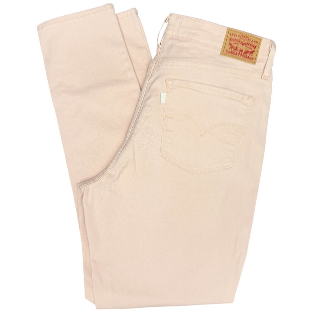 Levi's High Rise Pink Skinny Jeans